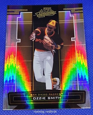 2005 Playoff Absolute Memorabilia Ozzie Smith #169 HOF - 10+ Items Ship FREE!!! - Image 1 of 2
