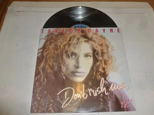 TAYLOR DAYNE - Don't Rush Me - 1988 UK 4-track 12" Vinyl Single - Picture 1 of 5