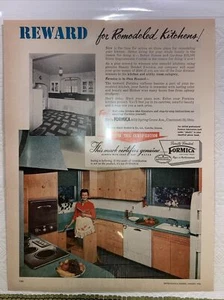 1956 Formica Remodeled Kitchen Masland Interior Print Ads Better Homes & Gardens - Picture 1 of 3