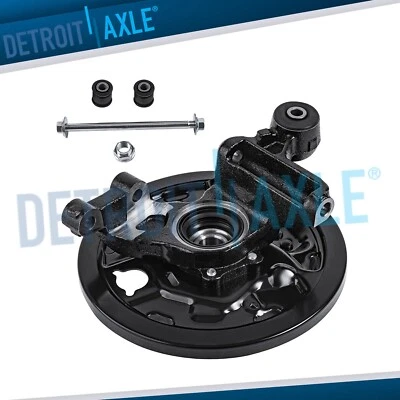 Rear Left Steering Knuckle with Wheel Hub Bearing for 2001-2008 Subaru Forester - Image 1 of 4