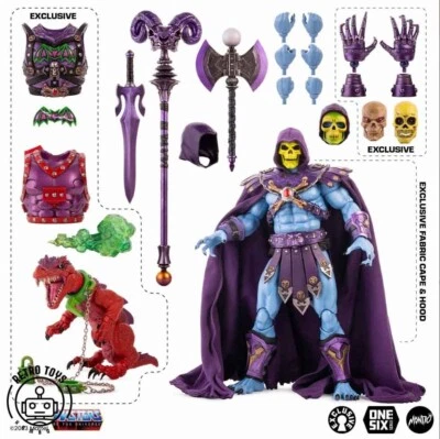 MONDO SKELETOR EXCLUSIVE Masters Of The Universe MotU He Man Figur 1:6 Scale