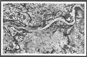 1948 -- BRÜCKE SAINT ESPRIT . LUFTAUFNAHME. 4B530 - Bild 1 von 1