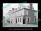 Old 8X6 Historic Photo Of Larne Antrim Ireland The Eagle Hotel C1900