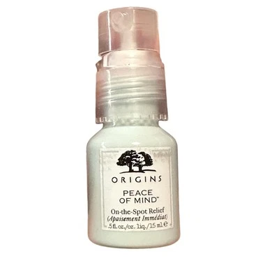 NIB ORIGINS Peace of Mind On the Spot Relief Full Size 0.5 oz / 15 mL - Image 1 of 3