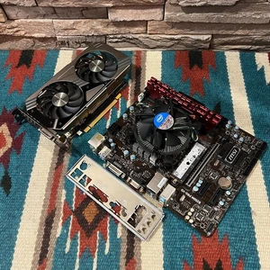 MSI B250M-PRO-VD mATX Motherboard Combo! i7-6700 •16GB RAM •GTX960 •256 SSD W11 - Picture 1 of 19