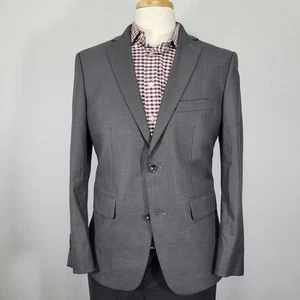APT.9 Men's Sport Coat Blazer Gray Polyester Blend Premier Flex Slim Fit 40S - Picture 1 of 15