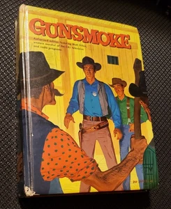 Gunsmoke 1958 Hardcover Book - Foto 1 di 9