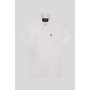 Lyle & Scott | SW2213V Slim Fit Short Sleeve Gingham Check Shirt - Picture 1 of 9