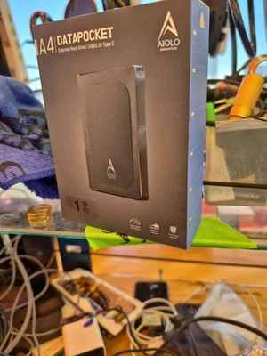 Aiolo Innovation 1TB External Hard Drive Ultra Slim Portable HDD-USB 3.0 for ... - Image 1 of 3