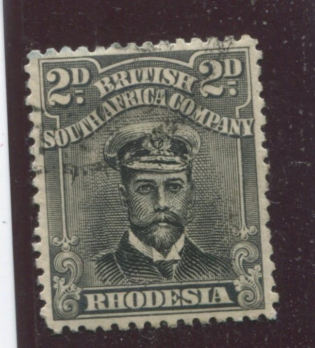 RHODESIA - SG. 255  :   1913 / 1919  " 2d. Grey  -  Head IIIA  -  Perf. 14. " . - Image 1 of 1