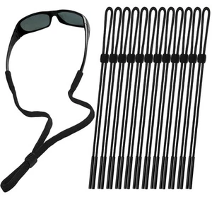 12 Pack Sunglasses Strap, Sports Eye Glasses String Strap, Adjustable Eyeglas... - Picture 1 of 6