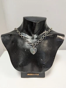 Links Of London Sterling Silver Hallmarked Heart Necklace 925 T Bar - RSPCA NW L - Picture 1 of 12