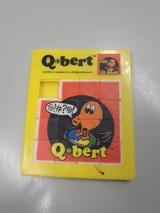 Vintage 1983 Qbert Sliding Square Puzzle Collectible Video Game Character - Picture 1 of 6
