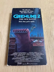 Gremlins 2 - The New Batch (VHS, 1990) Scary Horror Comedy Gizmo Classic 80s - Foto 1 di 7