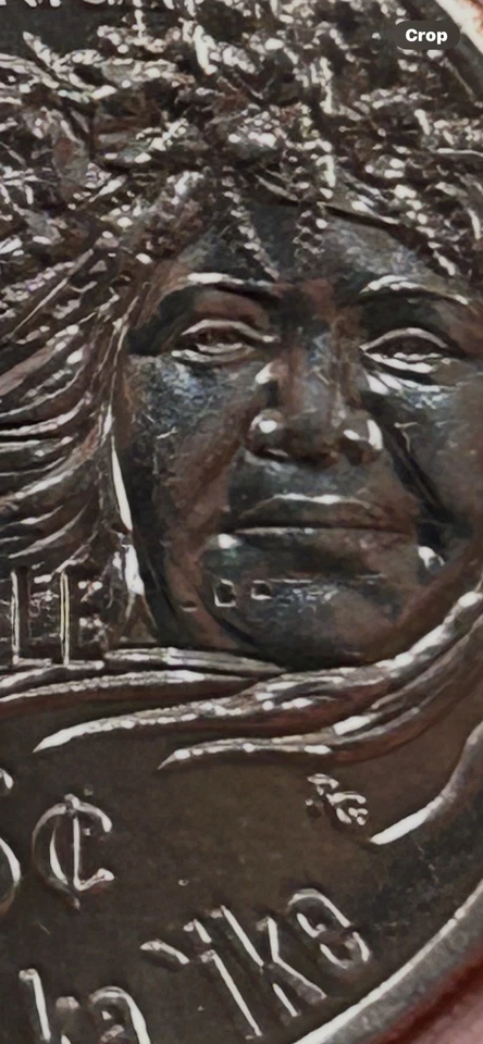 Error 2023 D edith kanakaole quarter RARE Chin Holes,Nose-line Ink Runoff 25c, - Image 1 of 4