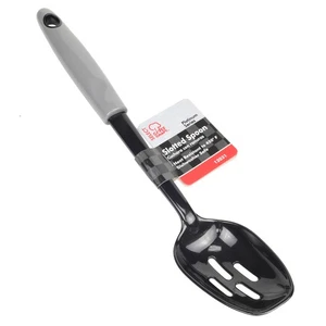Chef Craft 2-1/2 in. W x 12 in. L Black/Gray Nylon Slotted Spoon (Pack of 3) - Picture 1 of 1