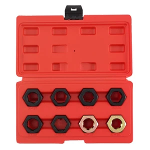 8pc Spindle Thread Tool for FWD Cars M24X1.5 M22X1.5 M20X1.25 Rethreading Kit - Picture 1 of 11