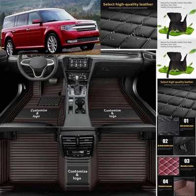 For Ford Flex Car Floor Mats Luxury Waterproof Liners Carpets Cargo Custom - Изображение 1 из 4