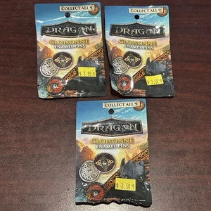 Lot Of 3 How To Train Your Dragon Mystery Bag Cloisonné Pins - Picture 1 of 2
