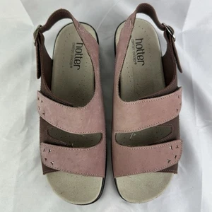 Hotter Ladies Sling Back Sandal Dusty Rose UK 4.5 US 6.5 - Picture 1 of 9