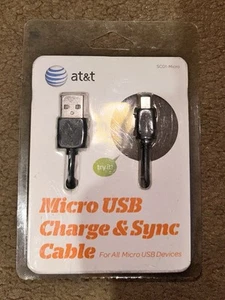 AT&T Micro USB Charger & Sync Cable (All  Micro USB Devices ) - Picture 1 of 2