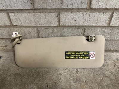 2007–2012 Lexus ES350 Driver Sun Visor Beige LH 74320-33360-B0 OEM - Image 1 of 4
