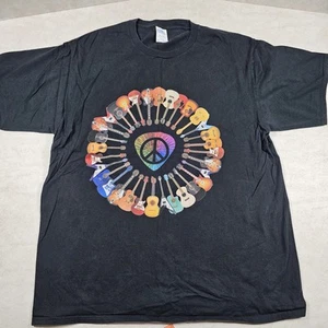 Camiseta Port And Company Tipos de Guitarra Música Adulto XL Manga Corta Usada - Imagen 1 de 8