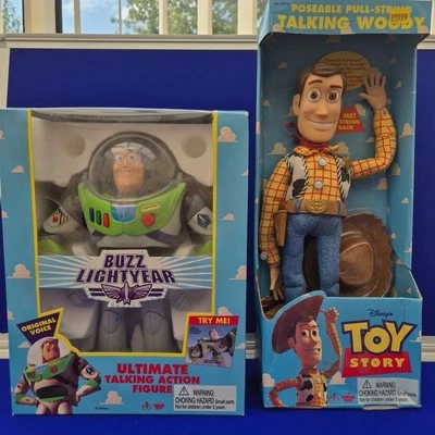 Toy Story Woody And Buzz Lightyear In Box 1996 Rare NIB - Image 1 of 4