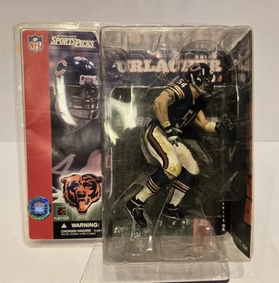 McFarlane Sports NFL Brian Urlacher Chicago Bears Series 2 2002 nuevo sellado Foto 1 de 4