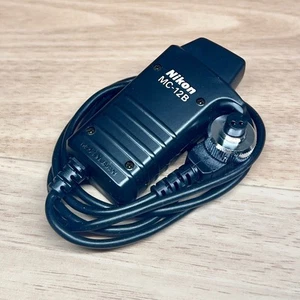 Genuine Nikon MC-12B Remote Shutter Cable + Mini Manual - BARGAIN - Free Post - Picture 1 of 2