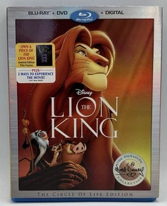 The Lion King Blu-ray + DVD + Digital Widescreen Signature Collection Animation - Foto 1 di 3