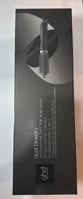 GHD Duet Blowdry Hair Dryer Brush Black 2-in-1 Wet to Blow Dried No Heat Damage - Image 1 of 2