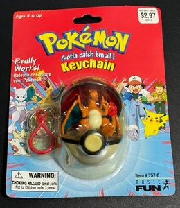 Pokemon - Charizard Keychain - Sealed - Basic Fun - 1999 - Picture 1 of 2