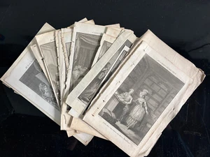 Retif de la Bretonne / Les Contemporaines - Set mit 25 Gravuren XVIII - 14x9cm - Bild 1 von 4