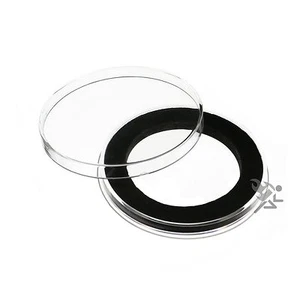 Air-Tite Brand Y47mm Black Ring Coin Capsule Holders Qty: 1 - Picture 1 of 1