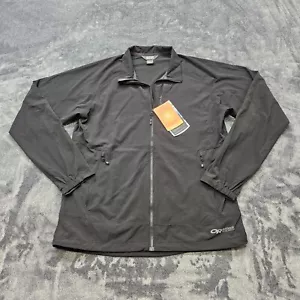 Outdoor Research Ferrosi Alpine Jacket Womens XL Black Lightweight full zip NEW - Picture 1 of 14