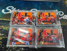 Ed Reed, Sean Taylor, Ray Lewis, The Rock Miami Hurricanes 1 Of 1 ACEO Art Card