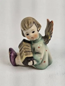  Hummel - Engel mit Akkordeon, Figur #233B Goebel W. Germany Kerzenhalter  - Bild 1 von 6