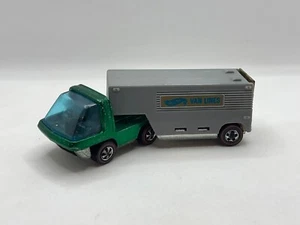 Hot Wheels 1969 Redline Van Lines Heavyweights Hong Kong Complete Green Cab - Picture 1 of 15