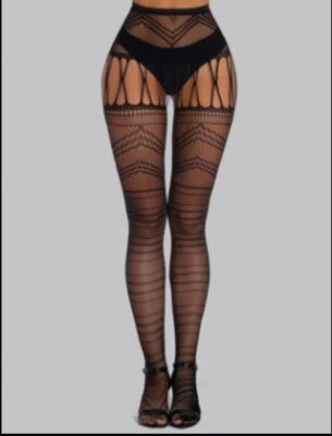 Women Bodysuit Sexy Lingerie Fishnet Body Stocking Babydoll Nightwear Sleepwear - Image 1 of 4