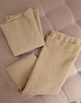 Cortinas de 2 piezas de paneles de ventana de bolsillo con varilla de voille transparente 48x96 cada una elegante fresca... Foto 1 de 3