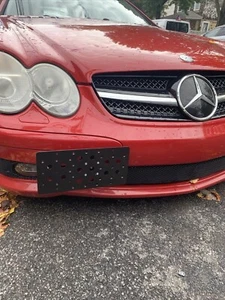 Bumper Tow Hook License Plate Mount Bracket for Mercedes-Benz SL-Class 2003-2008 - Picture 1 of 23