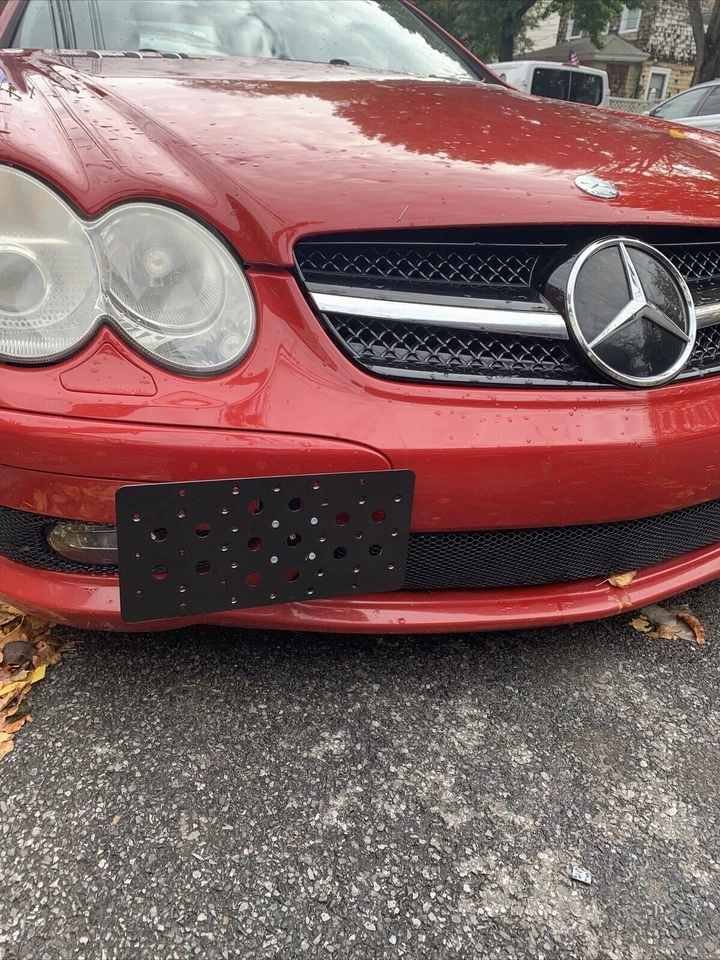 Soporte de montaje de matrícula de gancho de remolque para parachoques para Mercedes-Benz Clase SL 2003-2008 Foto 1 de 4