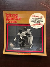 1979 CMC TALKING BASEBALL CARDS  RECORD BUCKY DENT'S PLAYOFF GAME HOMER SHOCKS