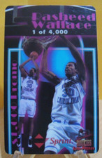 1995 Signature Rookies Auto-Phonex Basketball RASHEED WALLACE promo