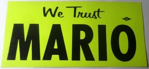 WE TRUST MARIO Cuomo Autoaufkleber ~ NY Governor - Bild 1 von 2