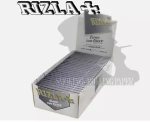 Cartine Rizla Argento Corte Silver Tipo B Rolling Papers 50 Libretti - Foto 1 di 1