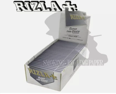 Cartine Rizla Argento Corte Silver Tipo B Rolling Papers 50 Libretti