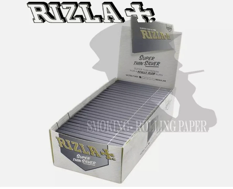 Cartine Rizla Argento Corte Silver Tipo B Rolling Papers 50 Libretti - Image 1 of 1