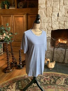 "Camiseta de entrenamiento azul bebé Mack Weldon M 42"" 28""" - Imagen 1 de 12